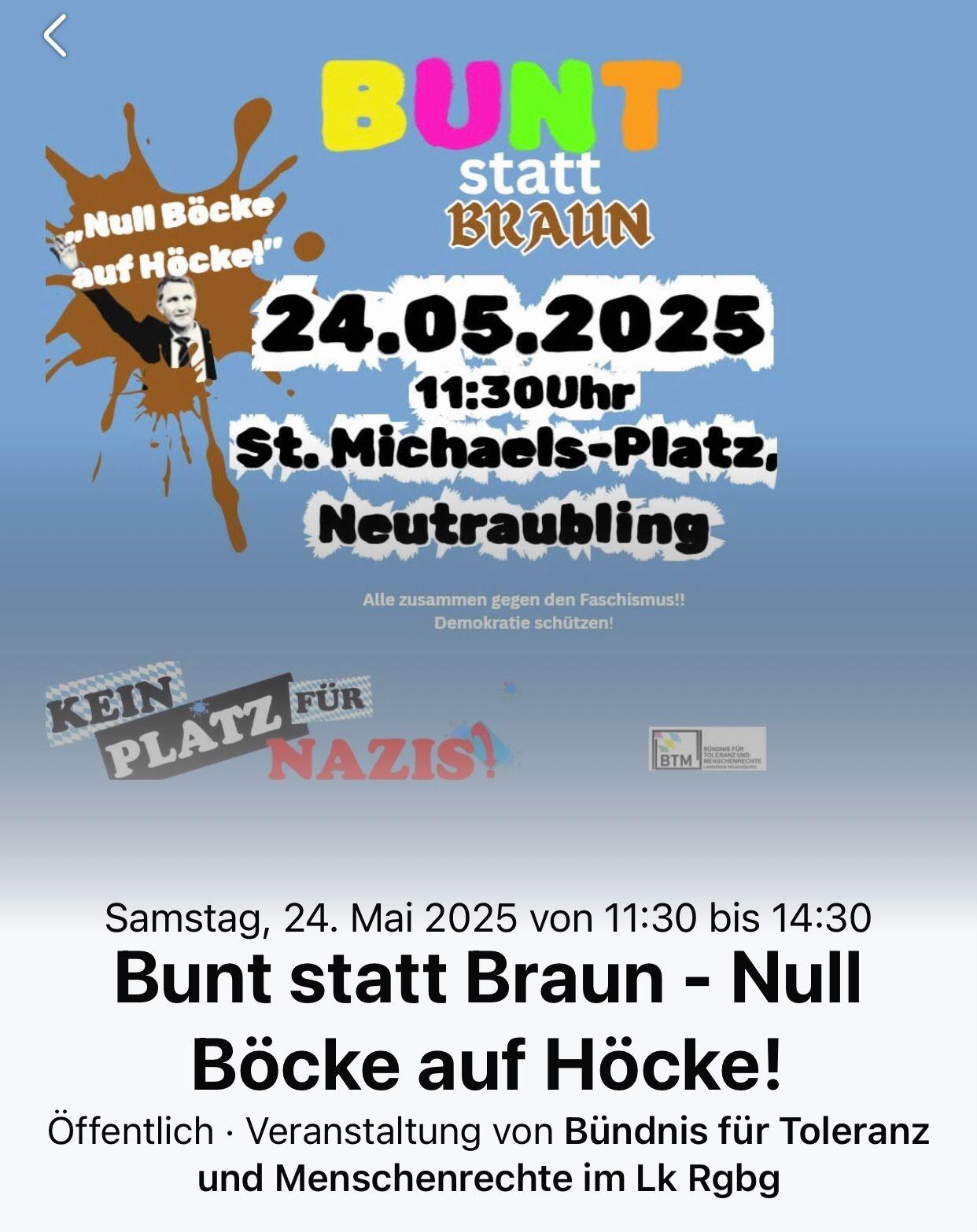 Bunt statt braun - null Bock auf #Hoecke