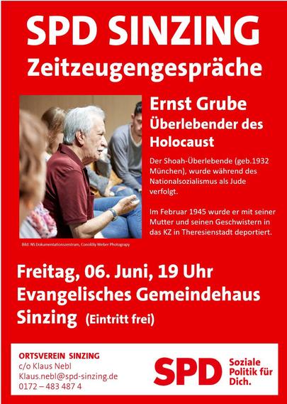 Zeitzeugen Gespräch mit Ernst Grube 